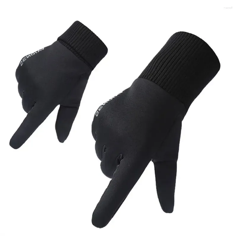 Cycling Gloves Bike Thicken Warm Windproof The Snow Sports Simple Fishing Work Motorcycle