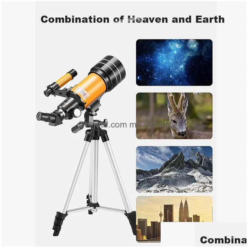 Telescope & Binoculars Binocars Professional Astronomical 150 Times Zoom Hd Higower Portable Tripod Night Vision Deep Space Star View Dhl6I
