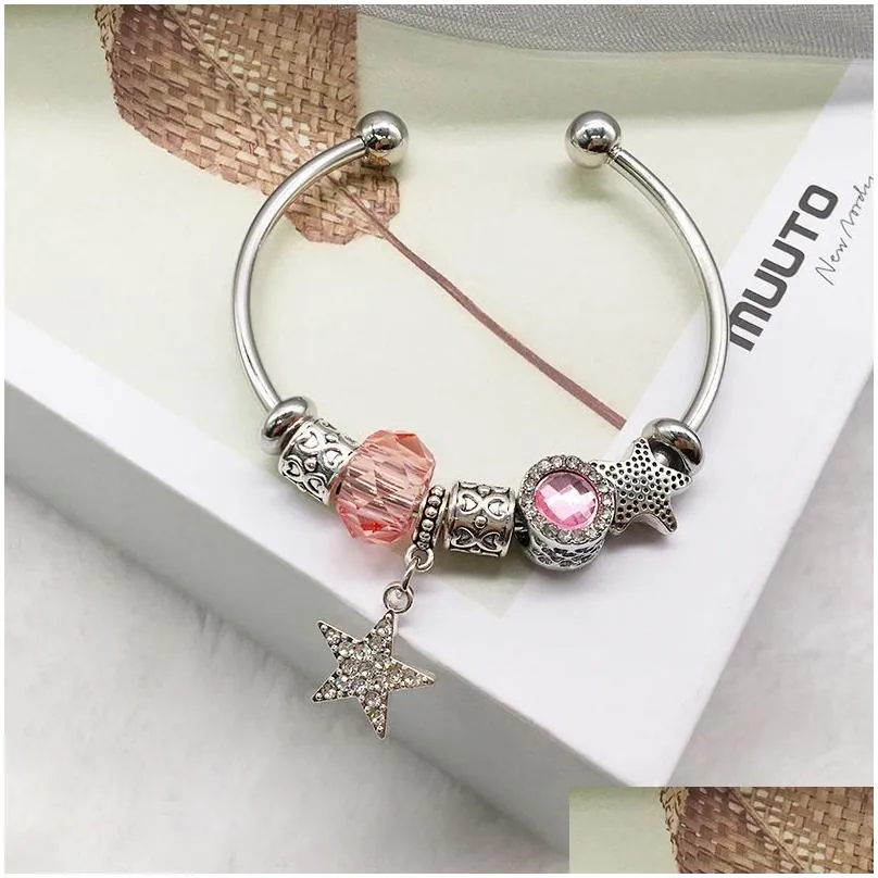 Beaded Designer Bracelet Jewelry For Women Classic Clic Titanium Steel Enamel Gold-Plated Never Fading Non-Allergic Sier Drop Delive Otpyd