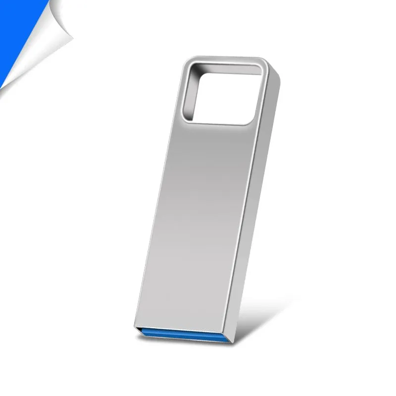 USB 2.0 Flash Drive Metal mini Pendrive 16GB 32GB 64GB 128GB USB Stick cle usb Pen Drive Key Ring USB Flash