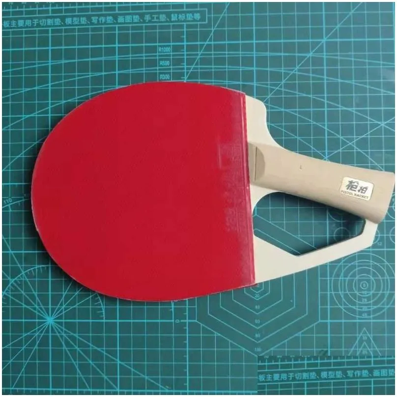 Table Tennis Raquets Appd Sanwei 9Th Generation Ready Made Pistol Racket / Pong Racket/ Bat Drop Delivery Sports Outdoors Leisure Game Dheqh