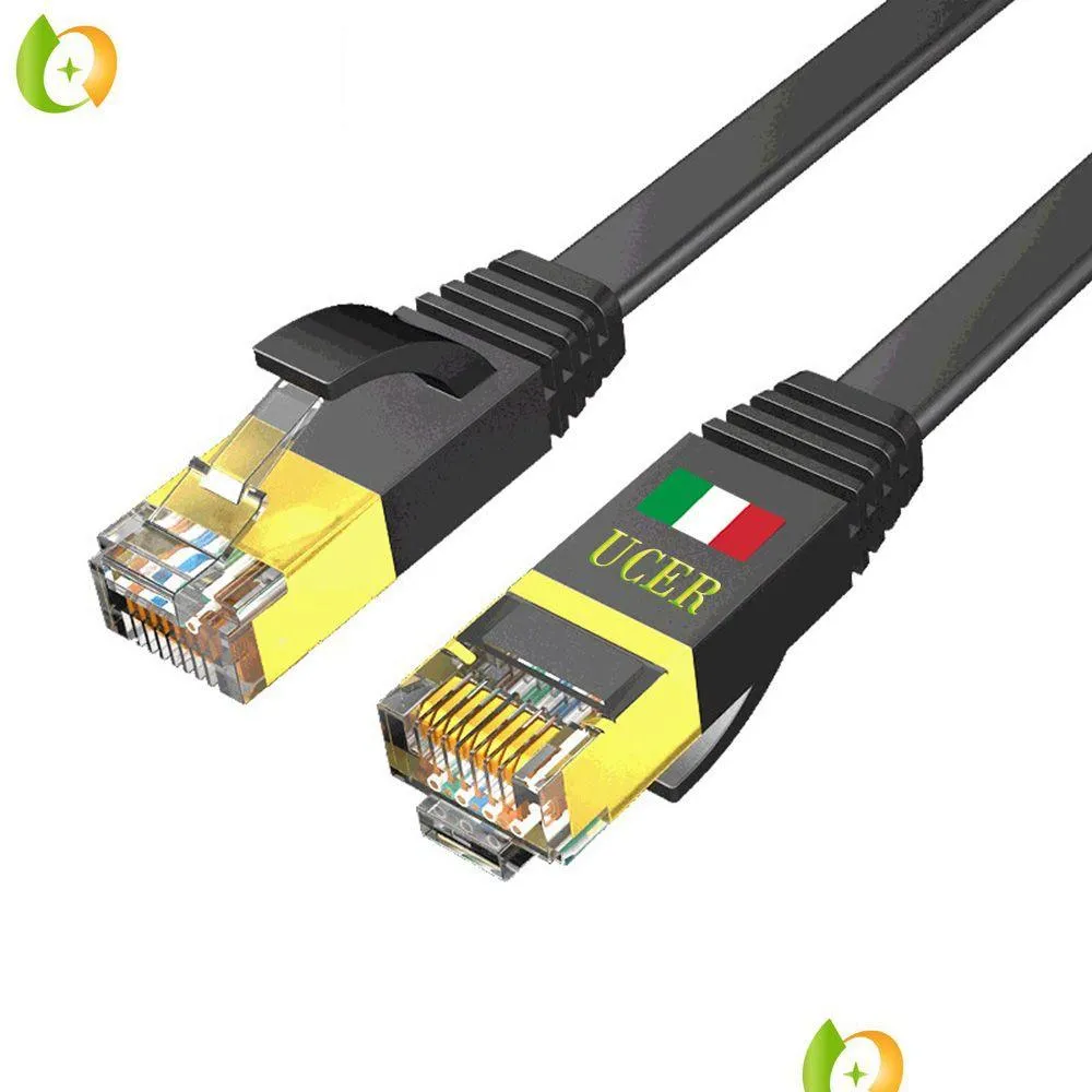 Network Cable Connectors Communications Computers UCER Ethernet Cable Lan Cable SFTP Round RJ45 Network Cable