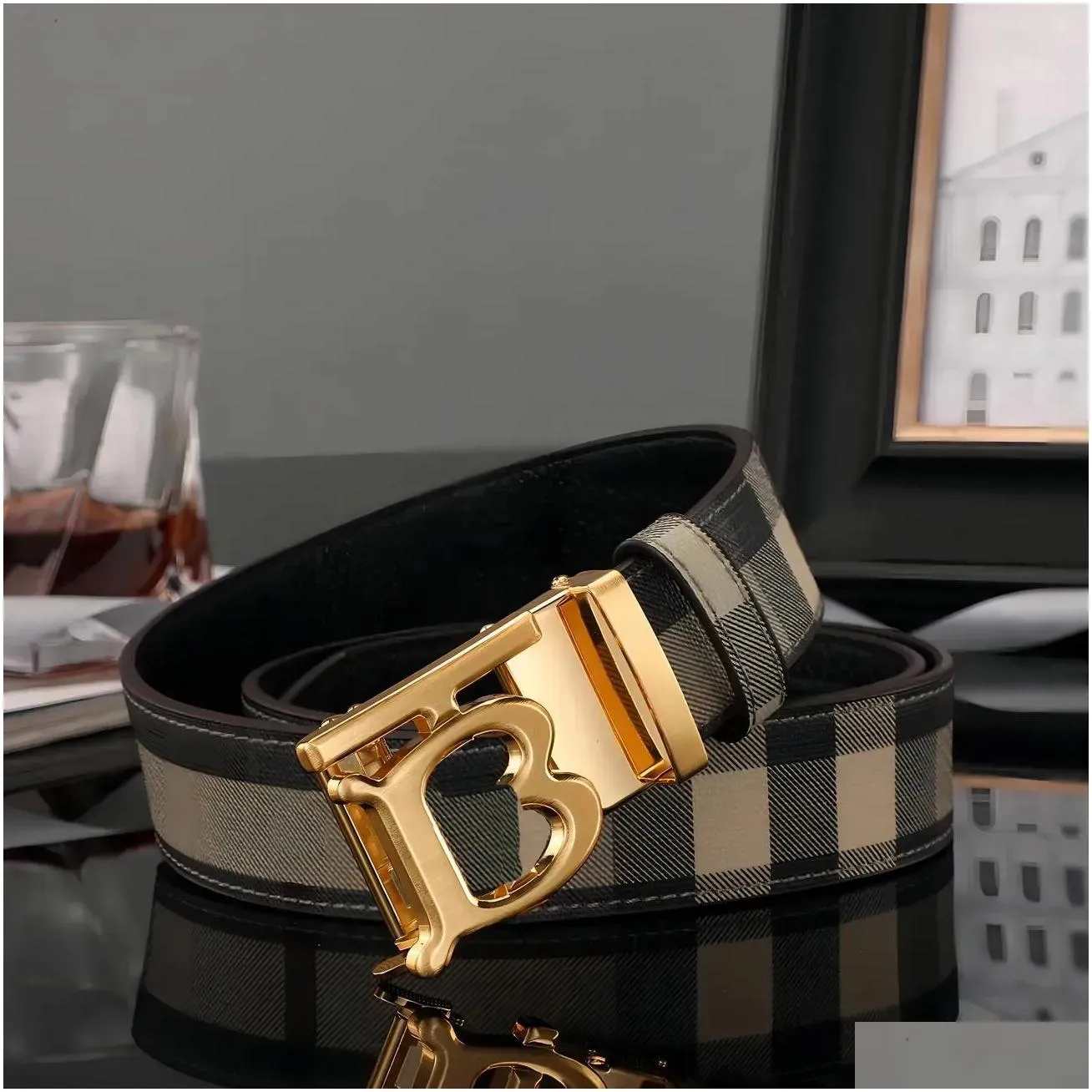 Belts Designer Belt For Women Letter Men Luxury Classic Cowskin Casual Width 3.8Cm Size 100-125Cm Very Good Festival Gift Drop Deliver Oto0Q
