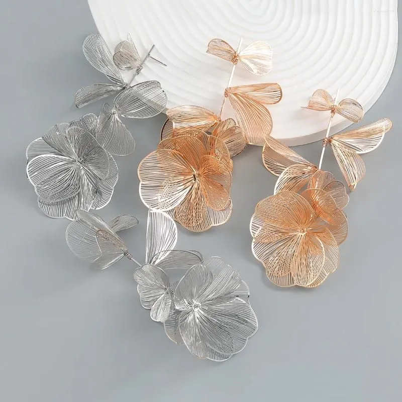 Dangle Earrings 2024 Handmade Flower Tassel For Woman Party
