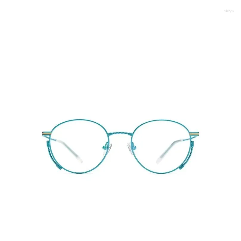 Sunglasses Frames Round Thin Titanium Women`s Eyeglasses With Frame Fancy Design Personalized Eyewear Myopia Optical Glasses For Men