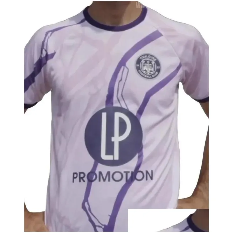 23 24 Toulouse soccer jerseys CISSOKO DALLINGA DALLINGA CASSERES Home Away maillot de foot 2023 2024 Men kits football shirts uniforms ABOUKHLHL ROUAULT ADO