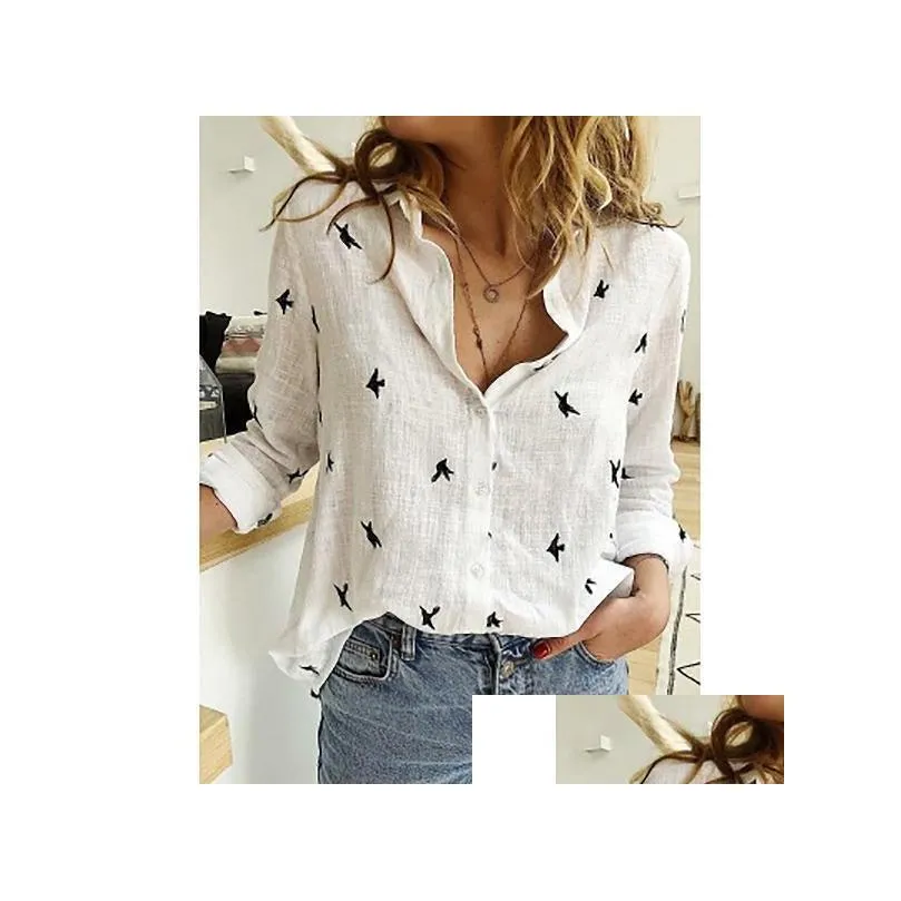 Women`S T-Shirt Designer Shirt Women Tops Blouse Womens White Button Down Shirts Casual V Neck Work Blouses 3/4 Sleeve Lightweight Sol Dhoah