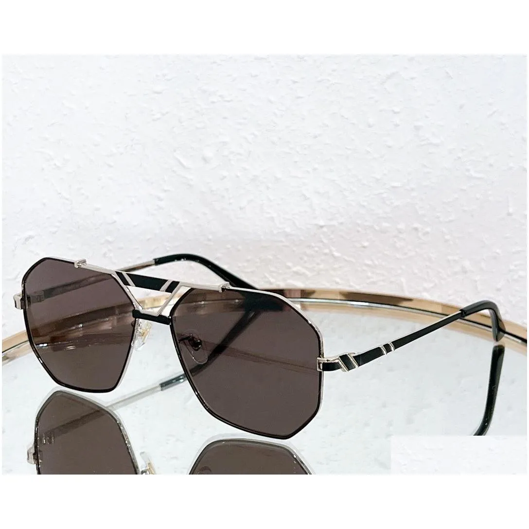 Squared Sunglasses Black Gold/Blue Gradient 9058 Men Summer Sunnies gafas de sol Sonnenbrille UV400 Eyewear with Box