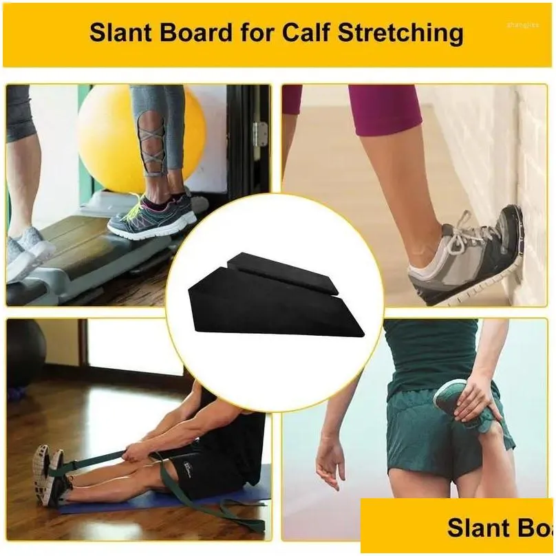 Yoga Blocks Lightweight And Portable Non-slip Slant Board For Calf Stretching Leg Extender Stretch Wedge Improve Lower