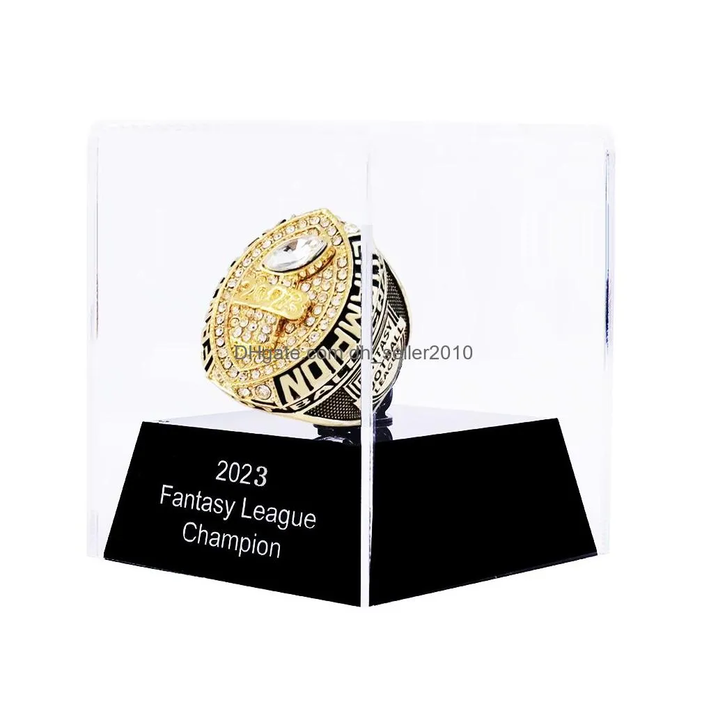 Band Rings 2023 Fantasy Football Ring Ffl Champion Drop Delivery Jewelry Dhidv
