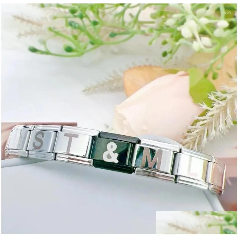 Charm Bracelets CONCEPT Original Fashion Number Beautiful Date Links Fit 9mm Bracelet Jewelry DIY Making BT001