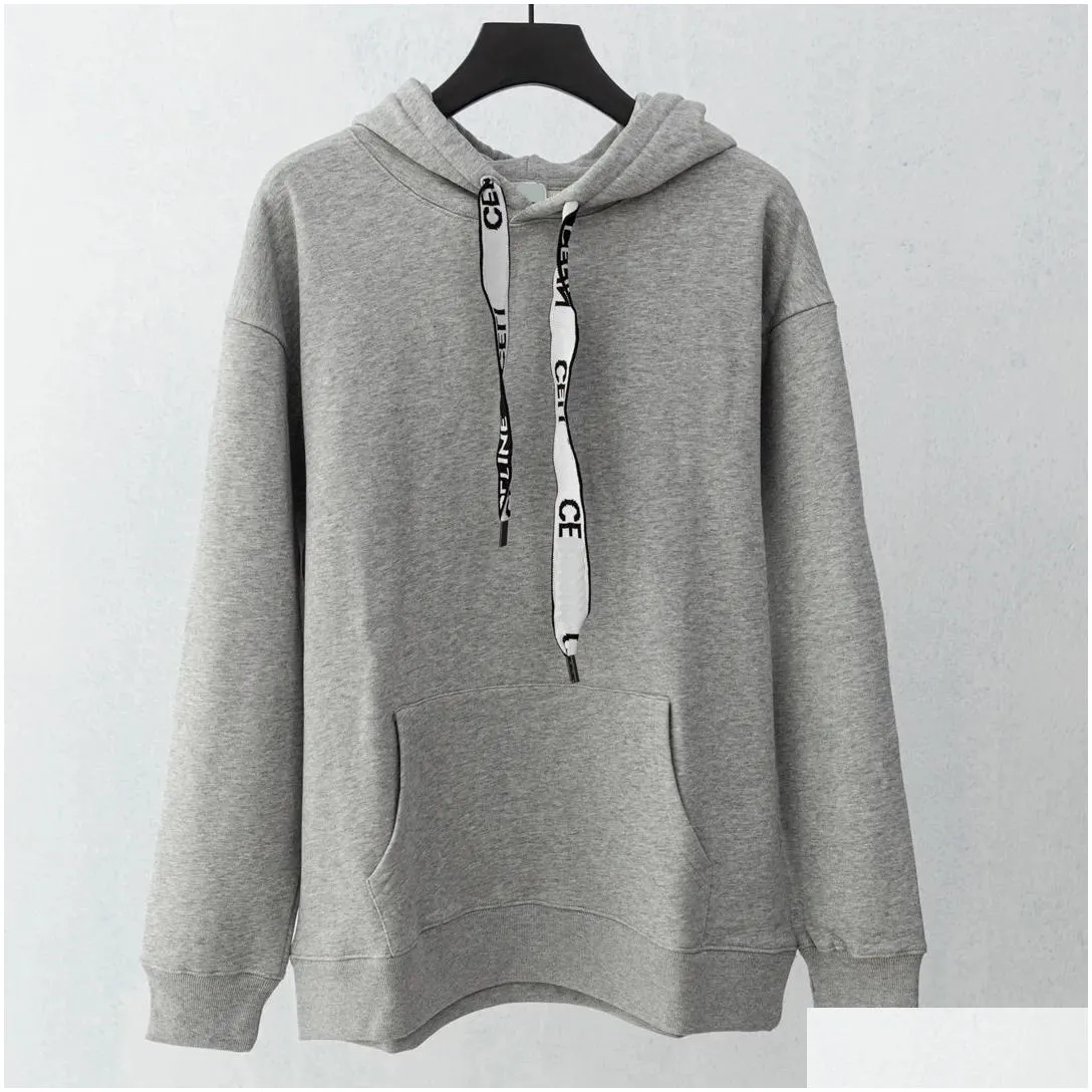 Men`s Plus Size Hoodies & Sweatshirts New AOP jacquard letter knitted sweater in autumn / winter New knitting machine e Custom jnlarged detail crew neck cotton