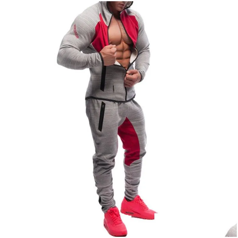 Men`S Pants Mens Bodybuilding Gym Workout Jogger Sport Athletic Slim Fit Sweatpants Men Chandal Hombre Wear Animal Drop Delivery Appa Dh9Az