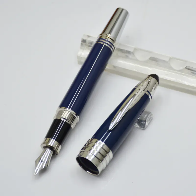 wholesale high quality JFK Dark Blue / Black Roller ball pen / Ballpoint pen / Fountain pen office stationery Promotion Write ink pens