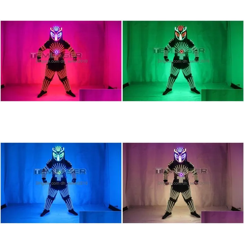 Other Event & Party Supplies Led Stage Clothes Luminous Costume Robot Suit Clothing Light Suits For Dance Performance Wear8787659 Drop Dhrnl