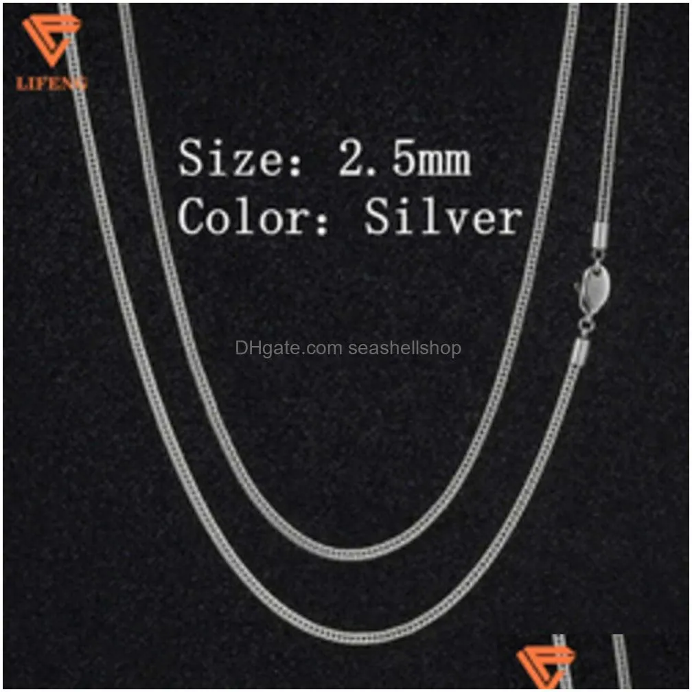 New Arrivals Fashion Jewelry 925 Sterling Silver High Quality 2.5mm Hiphop Cuban Chain Mens Gold Plated Necklace Franco Chain