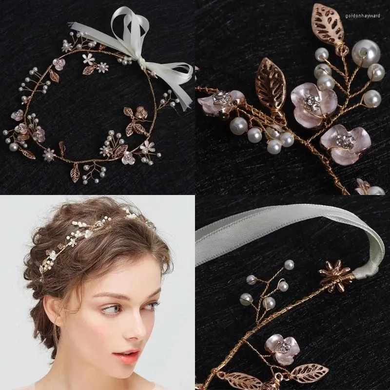 Hair Clips Glitter Flower Headband Elegant Princess Band Accessories 40GB