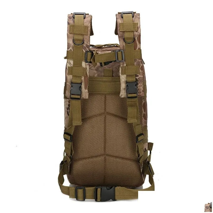 Outdoor Bags Military Backpack Army Tactical Molle Assat Bag Cam Hiking Hunting Camouflage Cycling Bike Rucksacks T191026 Drop Deliver Dhdgz