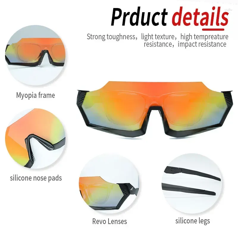 Outdoor Eyewear Sports Glasses UV400 Sunglasses Cycling Bicycle Goggles Mountain Bike Cycle For Man Women