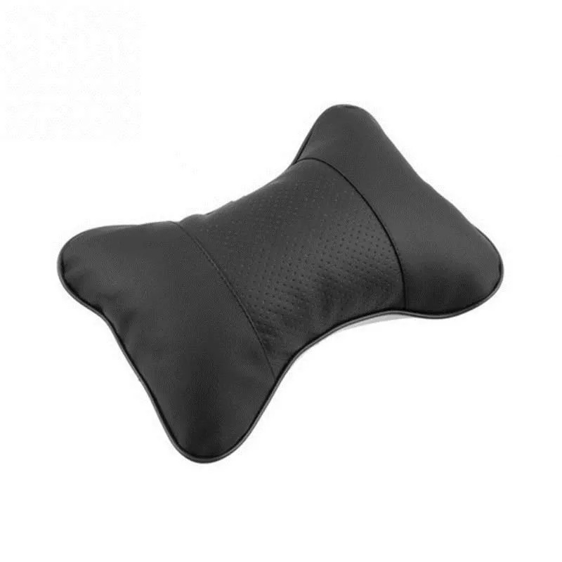 2017 New Arrival Artificial PVCHigh quality car headrest leather material neck pillow for easy removal car pillow Supplies Neck Auto
