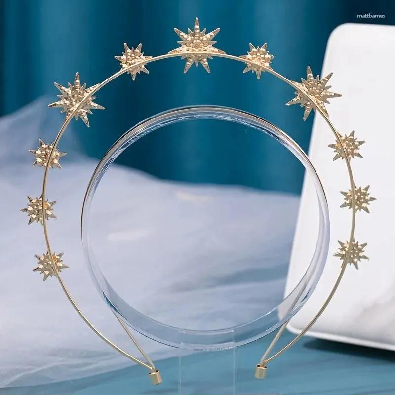 Hair Clips Luxury Crystal Crown Tiara Rhinestone Prom Diadem For Women Bridal Wedding Accessories Jewelry Headband