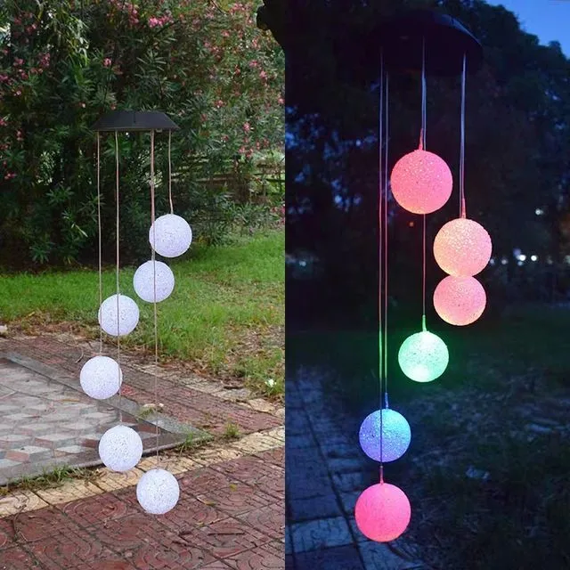 LED Solar String Lights butterfly dragonfly Garden Decorations for Xmas Party garden Decorations Outdoor Love Hearts Ball Lamp