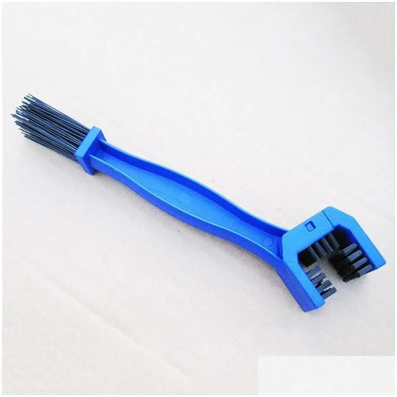 Brush Motorcycle Bicycle Chain Brake Clean Gear Grunge Cleaner Outdoor Scrubber Tool For Car Motor Bike Drop Delivery Mobiles Motorc