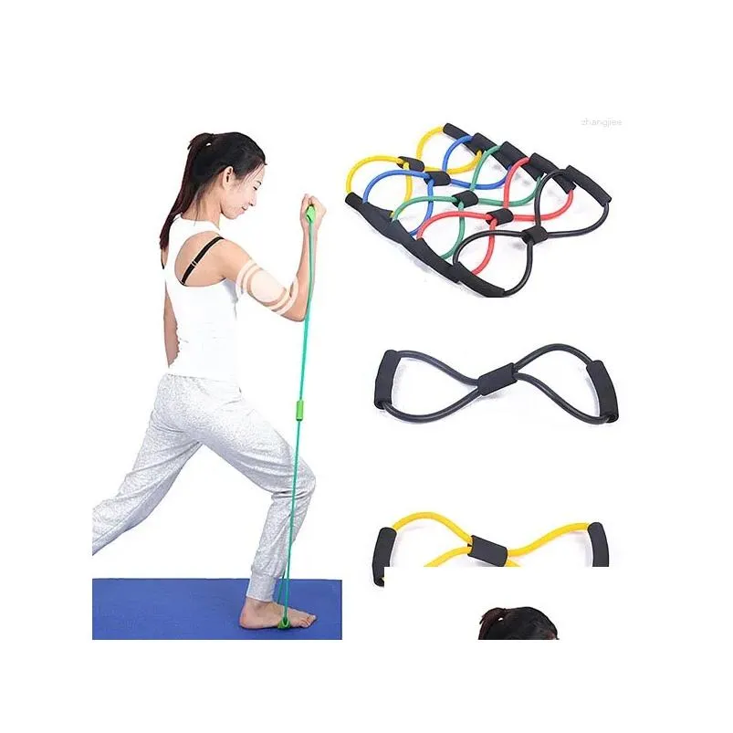 Resistance Bands Elastic For Fitness Powerlifting Exercise Breast Expander Chest Pull Exerciser Rope