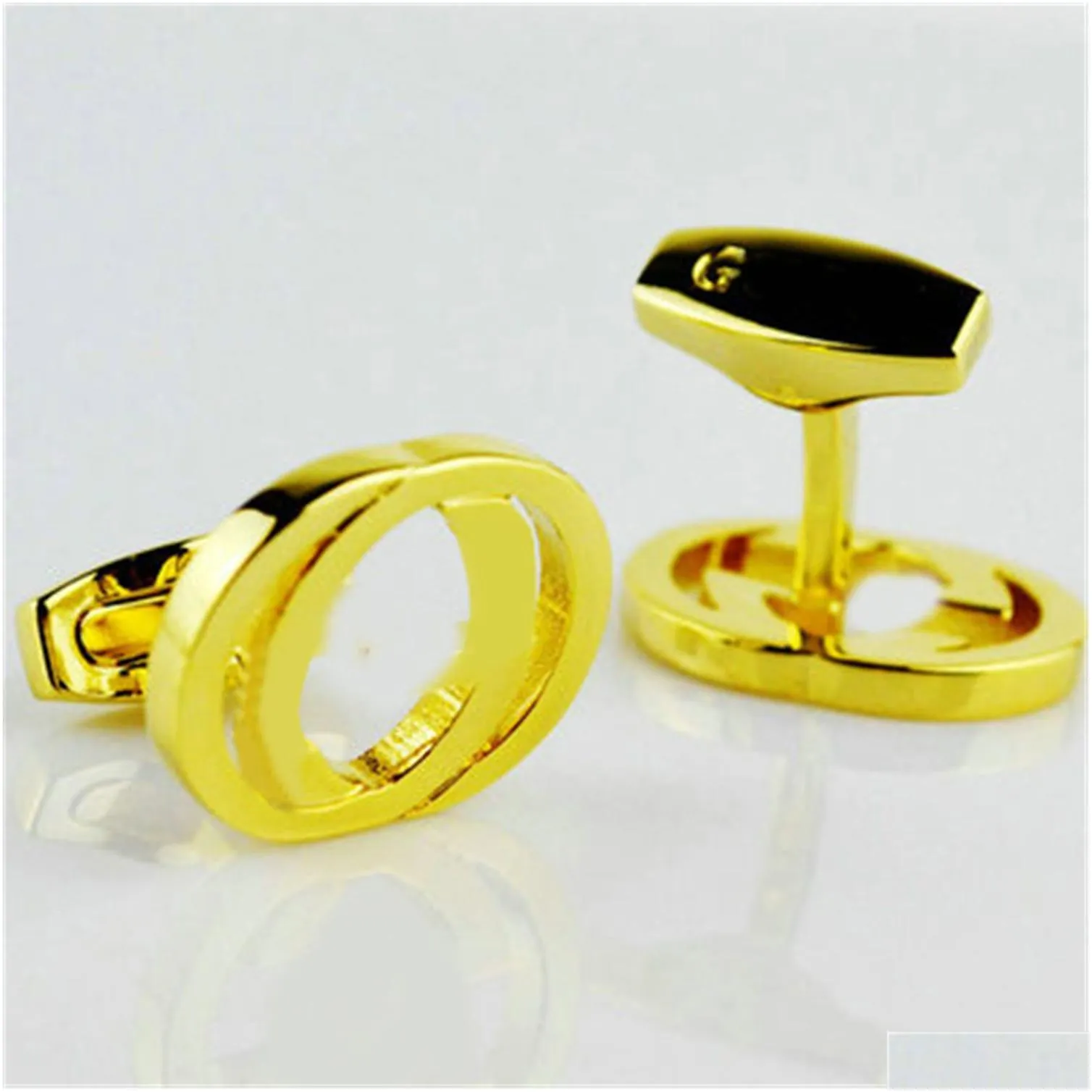 Luxury Designer Cuff link Fashion Jewelry Men Classic Letters Cuff links Shirt Accessories Wedding Gifts Cufflinks