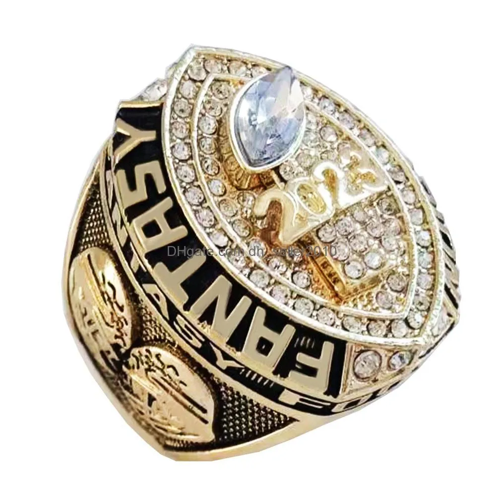 Band Rings 2023 Fantasy Football Ring Ffl Champion Drop Delivery Jewelry Dhidv
