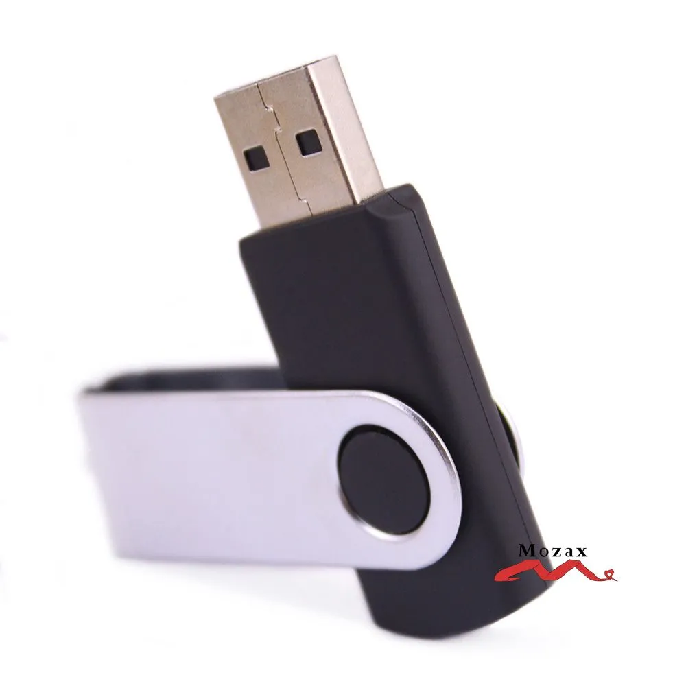 Free Customized Laser Logo 100PCS 128MB 256MB 512MB 1GB 2GB 4GB 8GB 16GB Swivel USB Drive Memory Flash Pendrives Wholesales