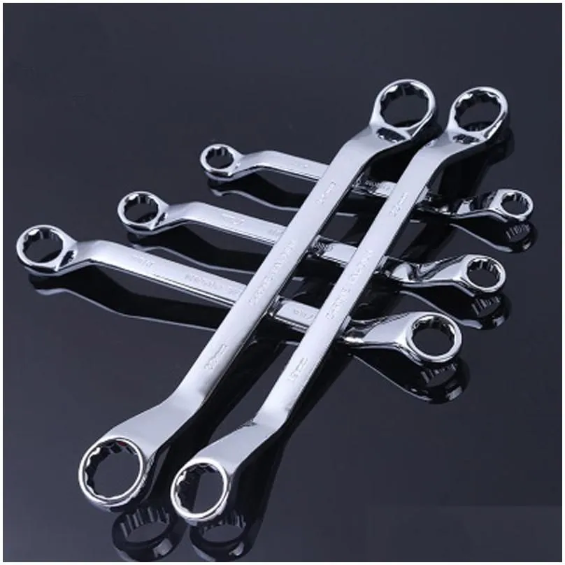 Hand Tools Double-Headed Plum Wrenches 45 Degree Angle Car Repair Quick Manual Spanner Hardware Household Tool Drop Delivery Mobiles