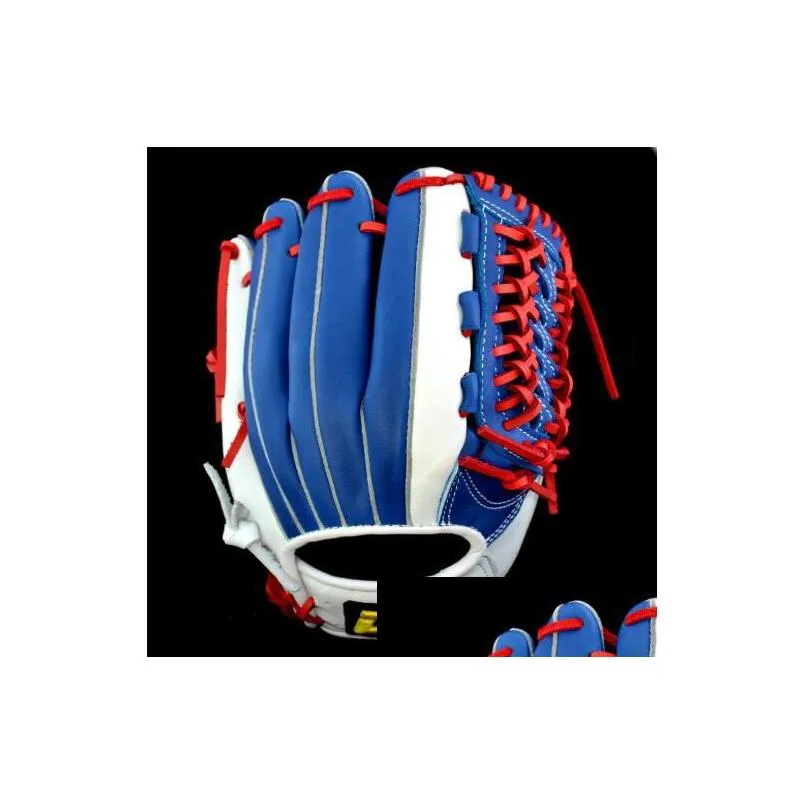 Sports Gloves Sweat Absorbing Strengthened Durable 115``12``125`` Genuine Leather Cowhide Baseball G205Y