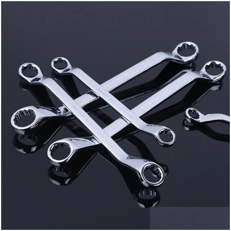 Hand Tools Double-Headed Plum Wrenches 45 Degree Angle Car Repair Quick Manual Spanner Hardware Household Tool Drop Delivery Mobiles