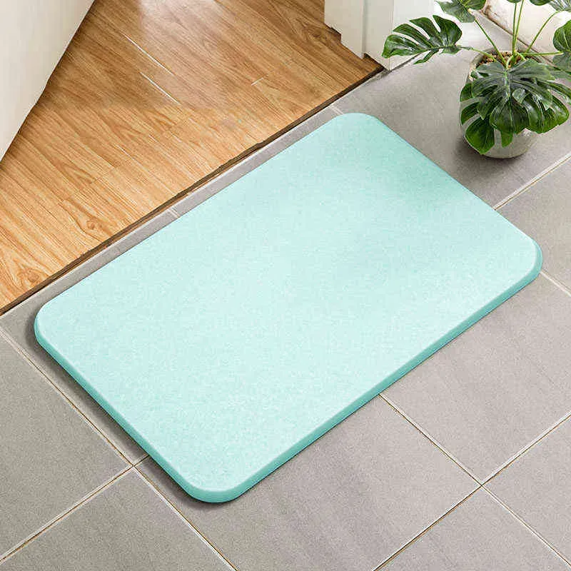 Fast Drying Diatomite Earth Bath Mat 30*40cm Super Absorbent Carpet Bathroom Rug Non-Slip Bath Mats Rug Bathroom Mat Set Durable