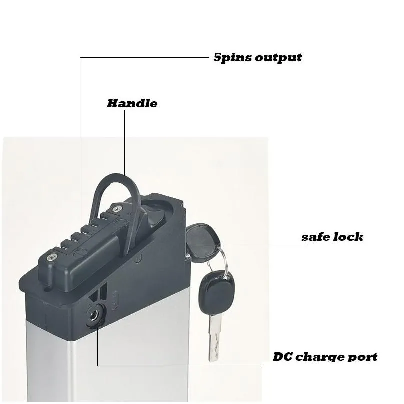 48V 10.4Ah 12.8AH 14AH 500w 700W 600W Folding Electric Bicycle Battery US EU Stock 48v Ebike Batteries