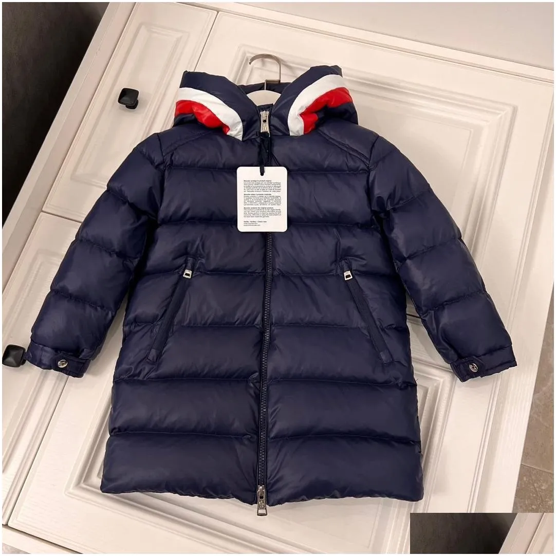 Baby Winter Down Jackets coat kid designer Down Coat baby clothes Casual kids coats White duck down girl boy jacket hooded outwear warm toddler jacket clothing