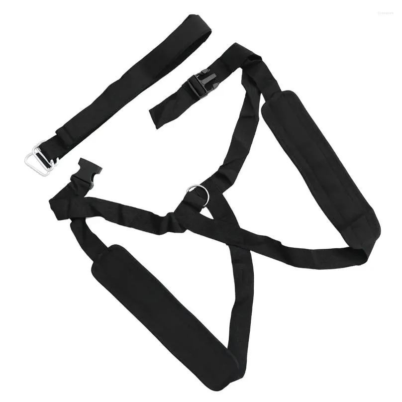 Resistance Bands 42x84cm Running Belt Training Band Exercise Fitness Device Tools (Black)