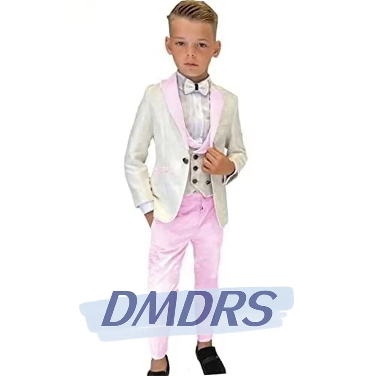 Suits Paisley Stylish Child Suit Set Dress Jacket Vest Pants 3 Pieces Boy`s Tuxedo Formal Wear For Children 214 Yeasrs 230726