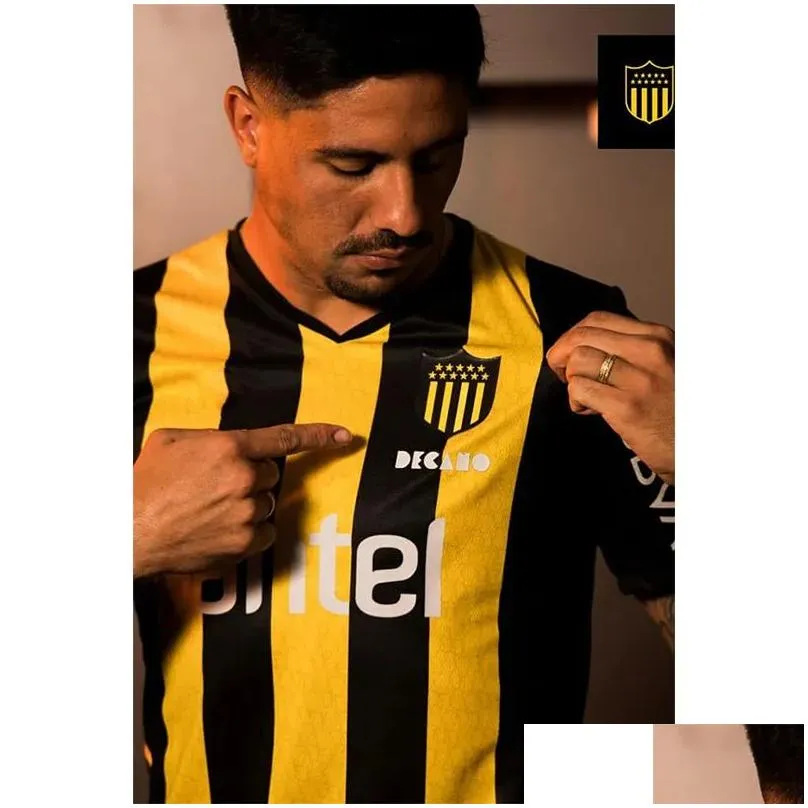 22/23/24 Uruguay Penarol Soccer Jerseys 131 Anos Home Away Commemorative Edition 2023 2024 Club Atletico Penarol C.RODRIGUEZ Gargano men kids kit football