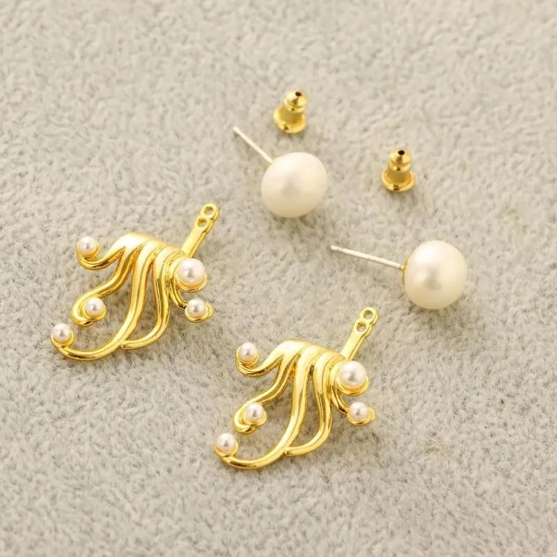 Dangle Earrings European And American Style Detachable Fashion Pearl Elegant Sweet Lovely Ladies