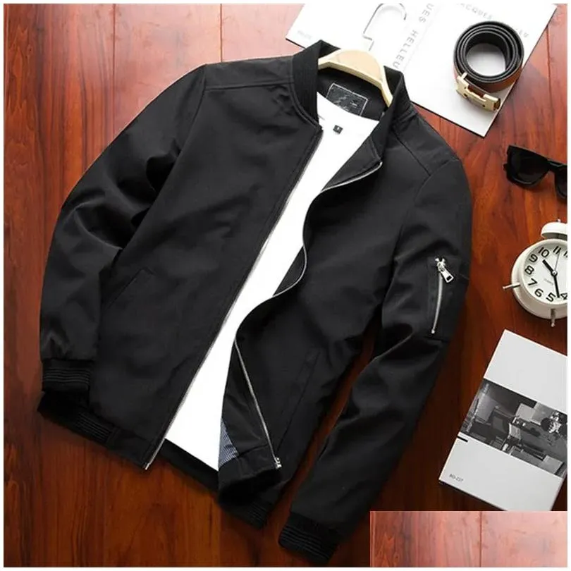Men`S Jackets Mens Winter Jacket Men Fashion Casual Slim Sportswear Bomber And Coats Plus Size 6Xl Drop Delivery Apparel Clothing Oute Dhznt