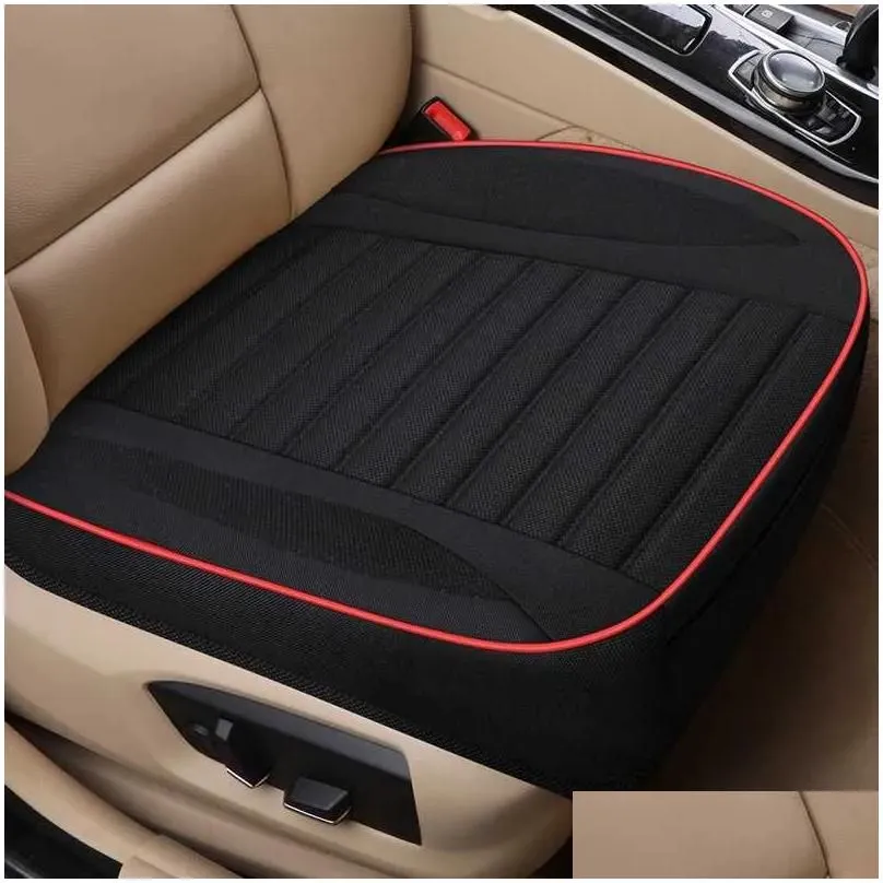 Seat Cushions Cushions Erflax Cushion Seasons Breathable For Most Fourdoor Sedan Suv Traluxury Car Seat Protection Aa230520 Drop Deliv