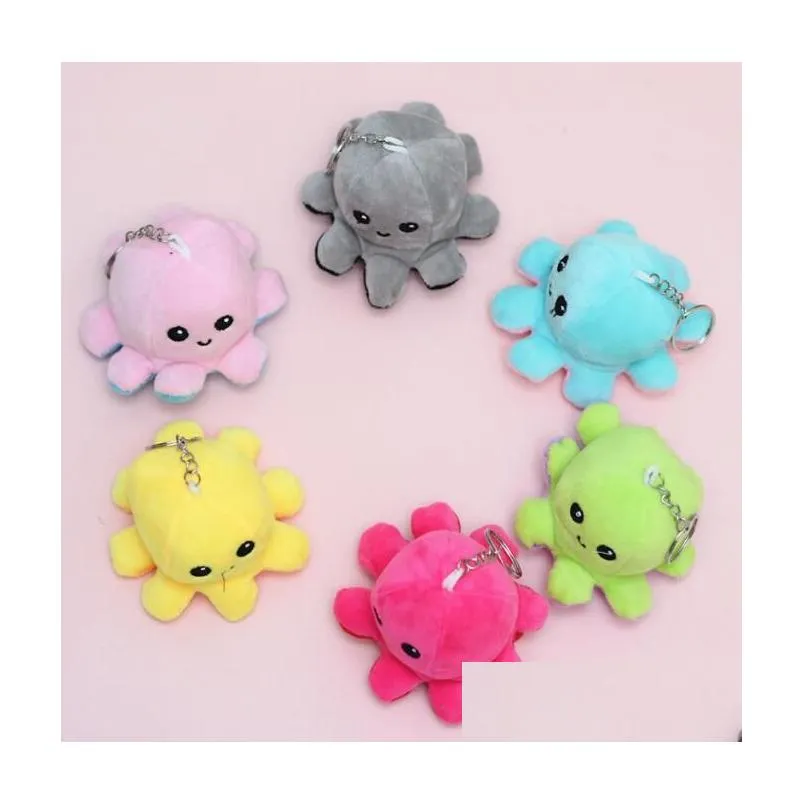Plush Keychains Cute P Doll Octopus Keychain Backpack Pendant Drop Delivery Toys Gifts Stuffed Animals Ott5K