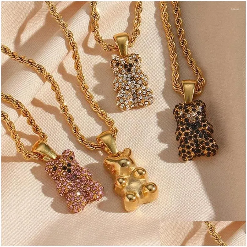 Pendant Necklaces Fashion Bohemia Lover Crystal Bar Necklace Women Girl Korean Design Animal Collar Jewelry