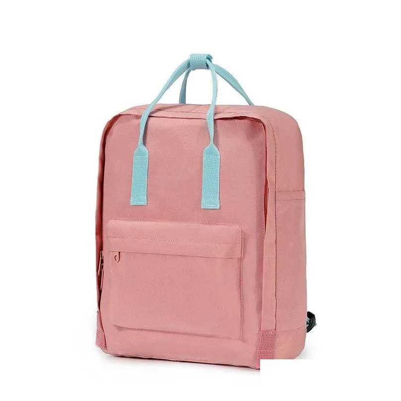 7L 16L 20L Classic Backpack Kids And Women Fashion Style Design Bag Junior High School Canvas Waterproof Swedish Backpack Sports 2248T