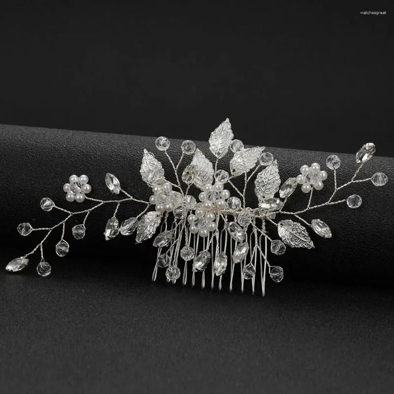 Hair Clips 12 Teeth Side Combs With Color Retention Temperamental Headdress For Banquet Wedding Dresses Skirts