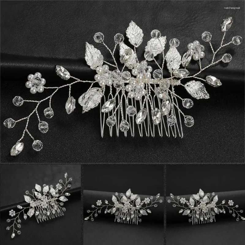 Hair Clips 12 Teeth Side Combs With Color Retention Temperamental Headdress For Banquet Wedding Dresses Skirts