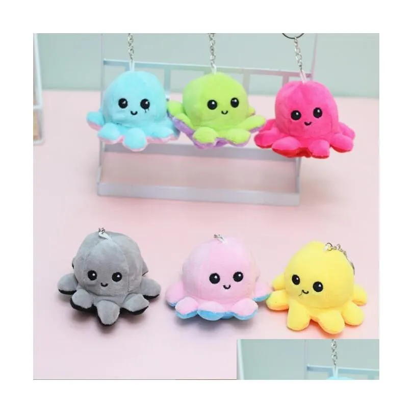 Plush Keychains Cute P Doll Octopus Keychain Backpack Pendant Drop Delivery Toys Gifts Stuffed Animals Ott5K