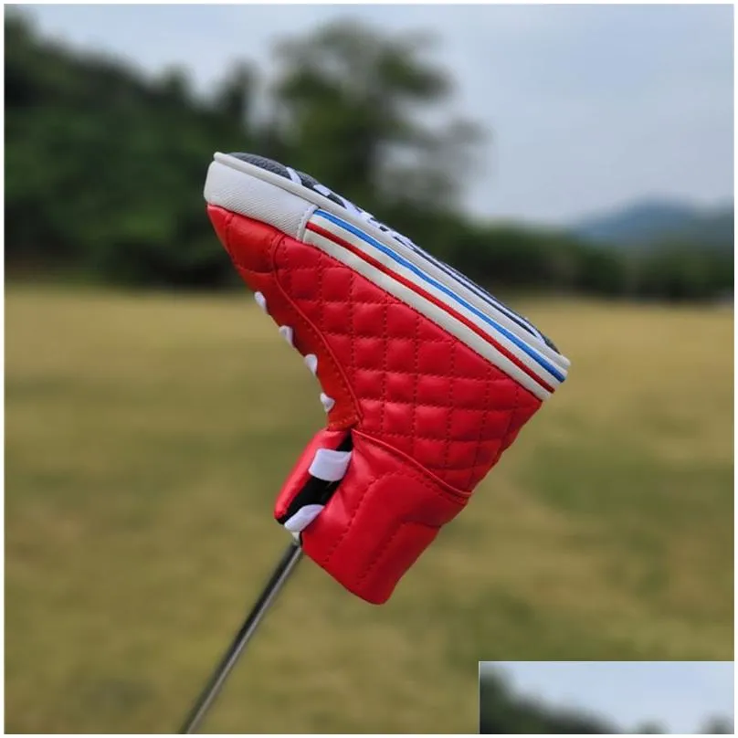 Other Golf Products Korea Shoe Style Head Er Pu Club Accessories Blade Straight Putter Headers Professional Protector Leather Case 220 Dhmdw